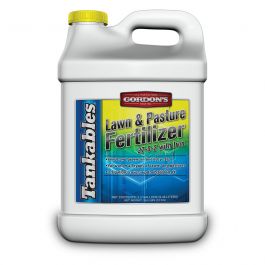 Gordon's Tankables Lawn & Pasture Fertilizer 27-0-2 with Iron, 7451120, 2.5  Gallon