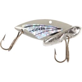 Reef Runner Cicada Blade Lure, 1/4 OZ, Silver/Silver, 150144