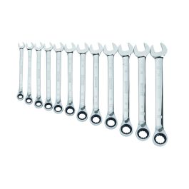 Bomgaars DEWALT Reversible Ratcheting Wrench Set SAE 12 Piece Ratchet Combination Wrench Sets