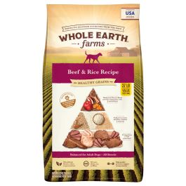 Bomgaars Whole Earth Farms Healthy Grains Dry Dog Food Beef and Rice Recipe Dry Food