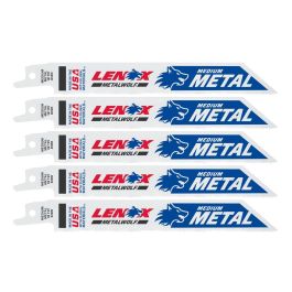 Bomgaars Lenox Bi Metal Reciprocating Saw Blade 18 TPI 6 IN X 3 4 IN 5 Pack Reciprocating Blades