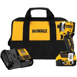 Bomgaars DEWALT ATOMIC 20V MAX 1 4 IN Brushless Cordless 3 Speed Impact Driver Kit Impact Drivers