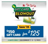 Gift Card Blow Out