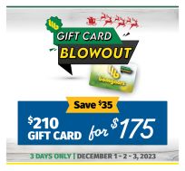Gift Card Blow Out