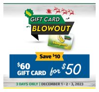 Gift Card Blow Out