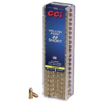 CCI 22 Short Hollow Point, 100-Count, 28