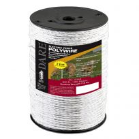 Dare Premium Electric Fence Polywire, 820 FT, 2343