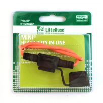 Littelfuse Mini Heavy Duty In-Line Fuse Holder, 0FHM0002XP