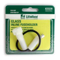 Littelfuse Glass In-Line Fuse Holder, 0FNY0001XP