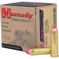 Hornady .357 Mag LEVERevoluntion Rifle Ammunition, 25-Count, 92755