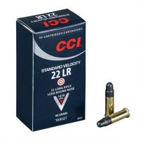 CCI Standard Velocity 22 Long Rifle Ammunition, 50-Count, 35