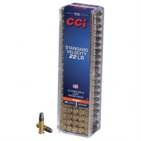 CCI® Standard Velocity 22 Long Rifle Ammunition, 100-Count, 32