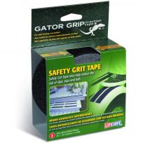 Lifesafe Anti Slip Grit Tape, Black, 2 IN x 15 FT, RE3951