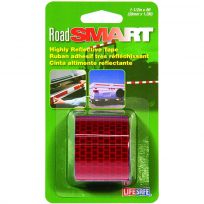 Lifesafe High Visibility Reflective Safety Tape, Red, 1.5 IN x 4 FT, RE804