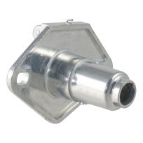 Curt Manufacturing 6-Way Round Connector Socket (Vehicle Side), 58091