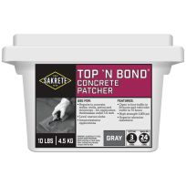 Sakrete Top 'N Bond Concrete Patcher, Gray, 65455001, 10 LB