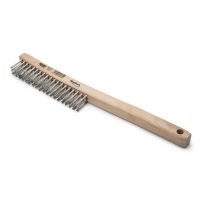 LINCOLN ELECTRIC® Stainless Steel Brush with Wood Handle, KH586