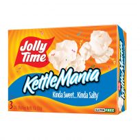Jolly Time Microwave Popcorn, KettleMania, Kinda Sweet Kinda Salty, 3-Pack, 637, 3 OZ