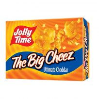 Jolly Time The Big Cheex Microwave Popcorn, Ultimate Cheddar, 3-Pack, 779, 3.2 OZ