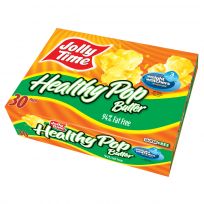 Jolly Time Healthy Pop Microwave Popcorn, Butter, 30-Pack, 30977, 3 OZ