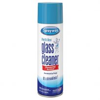 Sprayway Foaming Glass Cleaner Aerosol Fresh Scent 19 oz., SW050R, 19 OZ