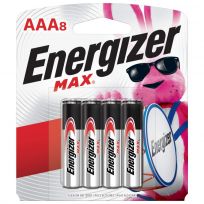 Energizer Max Alkaline Battery, 8-Pack, E92MP-8, AAA