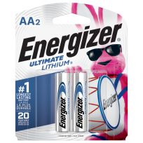Energizer Ultimate Lithium Battery, 2-Pack, L91BP-2, AA