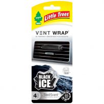 Little Trees Vent Wrap Black Ice 4-Pack, CTK-52231