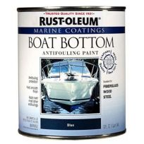 RUST-OLEUM Marine Coatings Boat Bottom Antifouling Paint, 207013, Blue, 1 Quart