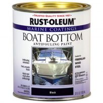 RUST-OLEUM Marine Coatings Boat Bottom Antifouling Paint, 207012, Black, 32 OZ