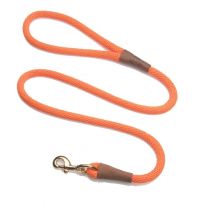 Mendota Pet Snap Leash, 01706, Orange, 1/2 IN x 6 FT