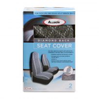 Allison Gray Memory Foam Low Back Bucket Seat Cover
