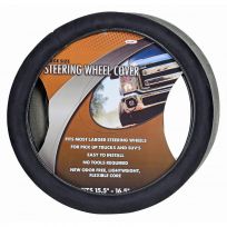 ALLISON® Steering Wheel Cover, 95-0494, Black / Gray