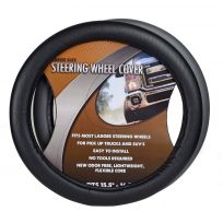 ALLISON® Steering Wheel Cover, 95-0504, Black