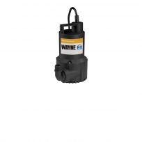 Wayne Thermoplastic Housing, 1/6 Hp Oil-Free Utility Pump, RUP160