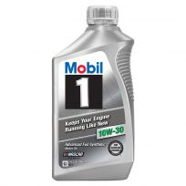 Mobil 1 Synthetic Motor Oil, SAE 10W-30, 122319, 1 Quart