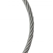 Koch Industries Cable Galvanized, Zinc Plated, 7x7, 3/32 IN, 002073, Bulk - Price Per Foot