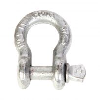 Koch Industries Anchor Shackle Screw Pin, Galvanized, 1/4 IN, 081213