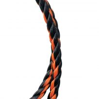Koch Industries Poly Twisted Rope Orange / Black, 3/8 X 50 FT, 5031235