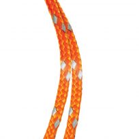 Koch Industries Diamond Braided Poly Reflective Orange Rope,  5/32 X 50 FT, 5180504