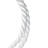 Koch Industries Nylon Twist White Rope, 1/4 X 50 FT, 5210835