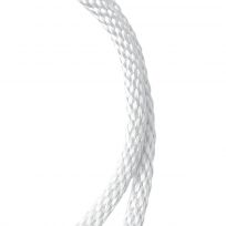 Koch Industries Nylon Solid Braided White Rope, 8 1/4 IN Diameter, 5220845, Bulk - Price Per Foot