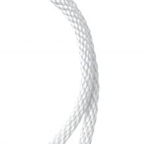 Koch Industries Nylon Solid Braided White Rope, 12 3/8 IN Diameter, 5221245, Bulk - Price Per Foot