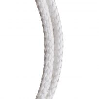 Koch Industries Nylon Diamond Braid White Rope, 1/8 X 48 FT, 5230823