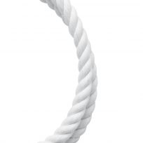 Koch Industries Cotton Twisted White Rope, 5/8 IN Diameter, 5322045, Bulk - Price Per Foot