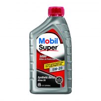 Mobil Super 5,000 Miles of Protection Motor Oil, SAE 5W-20, 124405, 1 Quart