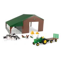 ERTL Shed With John Deere Tractor, 1:32, 47024