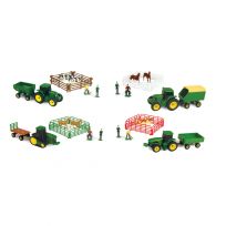 ERTL John Deere Toys, 10-Piece Set, Assortment, 37657V