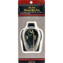 K-T Industries Pin 50 AMP Male Plug, 2-2651