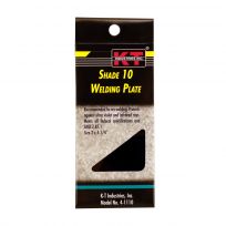 K-T Industries No 10 Shade, Welding Plate, 4-1110, 2 IN x 4 IN